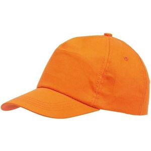 Voordelige oranje pet voor volwassenen - One size - Koningsdag/Oranje supporter artikelen