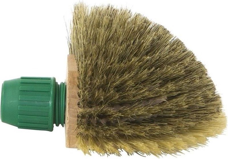 Houten Raagbol / Spinnenrager met Steelhouder 21 X 16,5 X 9 cm - Schoonmaakmaterialen