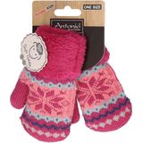 Handschoenen Nordic/fuchsia roze voor peuters