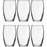 6x Tumbler waterglazen 360 ml - Luxe drinkglazen - Glas - Glazen voor frisdrank/water