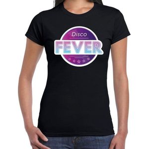 Party 70s/80s/90s feest shirt met disco thema voor dames - Feestshirts