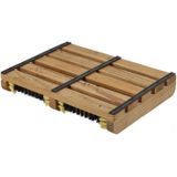 Houten schoenen/laarzen borstelmat voor buiten 35 cm - Schoenborstels