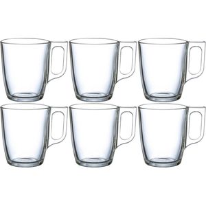 Luminarc 6x Theeglazen/koffieglazen - 250 ml - Glas
