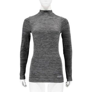 Thermo - Shirt - Zwart Melange - Lange Mouwen - Dames - Wintersport Kleding