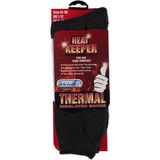 2 Paar thermo sokken voor heren antraciet/donkergrijs 41/46 - Wintersport kleding â Thermokleding - Lange thermo sokken - Thermosokken