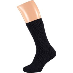 2 Paar thermo sokken antraciet/donker grijs heren maat 41/46
