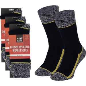 Thermo - Werk Sokken - Blauw - 3 Stuks - Thermokleding
