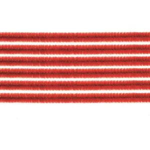 Chenilledraad - 20x - rood - 50 cm - hobby/knutsel materialen - Hobbydraad