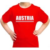 Bellatio Decorations - Austria Supporter T-shirt - Rood - Katoen