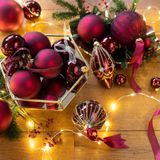 Decoris kerstballen - 10 stuks - 6cm - Glas