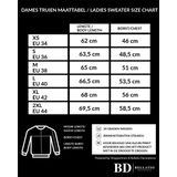 The real boss zwarte trui / sweater met witte tekst voor dames / koppels / bruidspaar