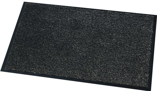 Deurmat/Droogloopmat Moorea Antraciet Grijs 60 X 80 cm - Schoonloopmat - Inloopmat
