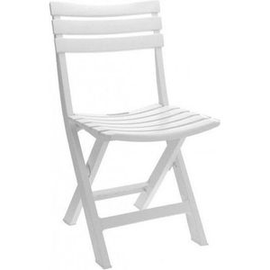 6x Verjaardag bijzet stoel wit - Klapstoelen