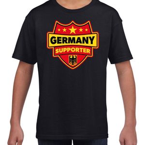 Germany - Schild T-shirt - Zwart - 100% Katoen - Kinderen