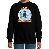 Bellatio Decorations - Heks Verkleed Sweater - Zwart - Voor Kinderen - Horror Heks Trui