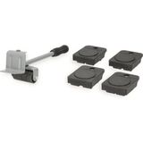 Verplaatshulp / meubelroller met 4 rollers - 5-delig - klussen - meubelroller / tilhulp