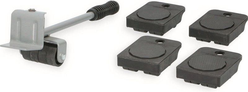 Verplaatshulp / meubelroller met 4 rollers - 5-delig - klussen - meubelroller / tilhulp