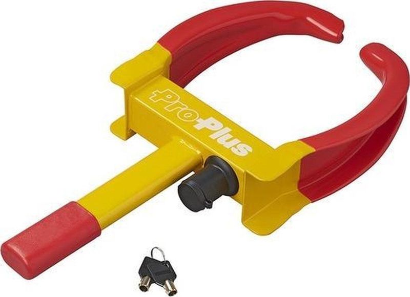 Wielklem/parkeerklem universeel voor auto/caravan/aanhanger - Anti diefstal accessoires