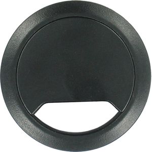 Kabeldoorvoer zwart 80 mm - Elektra kabeldoorvoeren buizen en goten