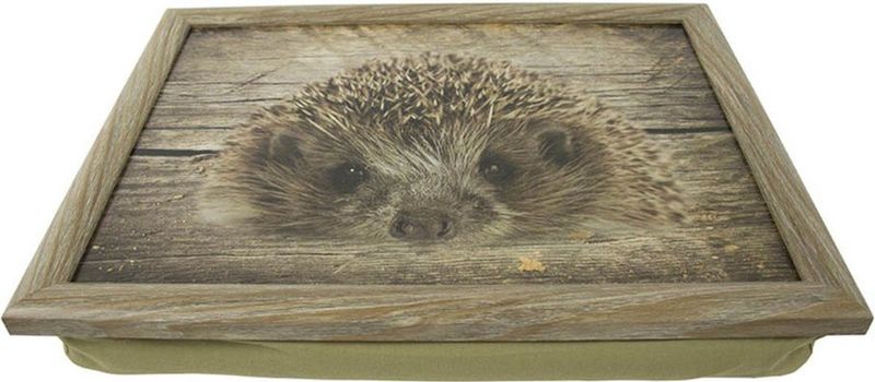 Mars & More Schootkussen - egel print - 43 x 33 cm - schoottafel laptray