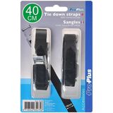 Pro Plus Spanbanden/sjorbanden/bindriemen - 4 stuks - 40 cm