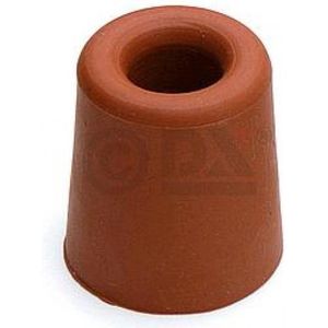 2x Deurbuffer / Deurstopper Terracotta Bruin Rubber 35 X 30 Mm - Deurstop