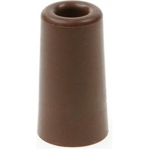 3x Deurbuffer / Deurstopper Terracotta Bruin Rubber 75 X 40 Mm - Deurstop