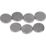 Knutsel magneten 80 stuks rond 6x1 mm - Magneten