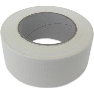 Ducttape rol - Wit - 50mm x 50 meter - Olie- en waterbestendig - Witte Duct Tape - Duck tape - Klus &amp; reparatie benodigdheden