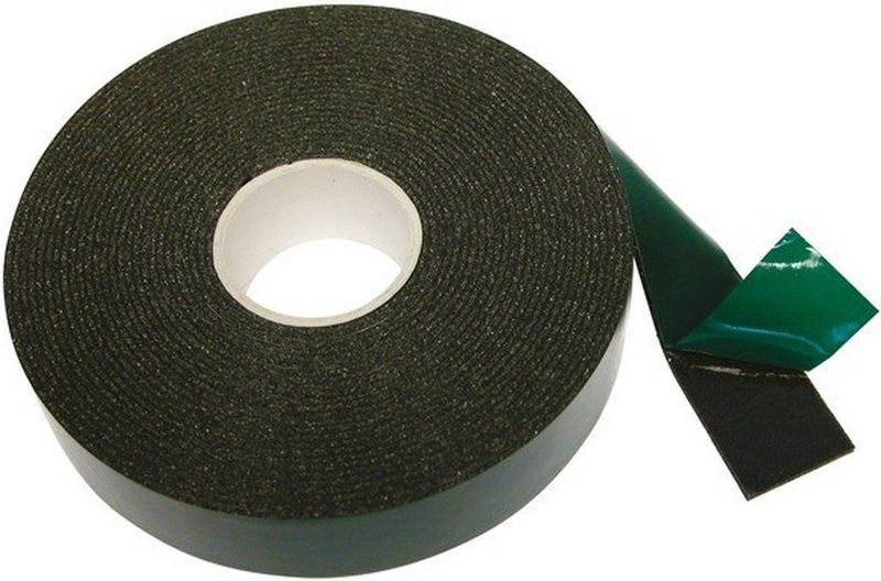 Dubbelzijdig hobby foam tape 5 meter x 18 mm - UV-bestendig - Hobby/klusmateriaal