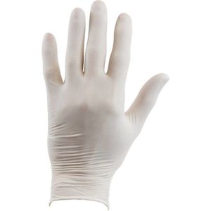 10x Latex wegwerphandschoenen  - Large - Doe Het Zelf - Bescherming tegen bacteriÃ«n, virussen en chemische stoffen