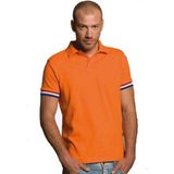 Lemon & Soda - Oranje Polo Shirt - Grote Maten - Heren - Nederland Supporter