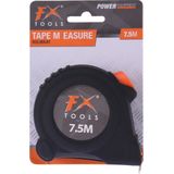 FX Tools Rolmaat - 7,5 Meter - 27,5 Mm - Zwart - Meetlint