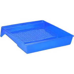 Verfbak opvang lekbak blauw - Voor rollers tot 35 x 29 cm- Verfbenodigdheden - Schilderbenodigdheden - Huis schilderen/verven