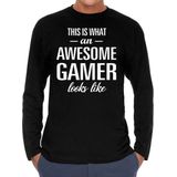 Bellatio Decorations - Gamer T-shirt - Zwart - Katoen