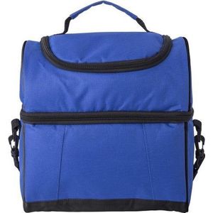 Handige koeltas blauw/zwart 12 liter