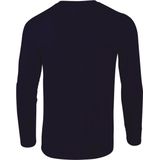 Gildan - Heren T-shirt - Donkerblauw - Katoen - Lange Mouwen