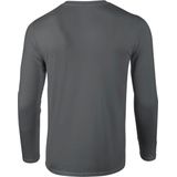 Gildan - Heren T-shirt - Antraciet - Katoen 90% - Polyester 10%