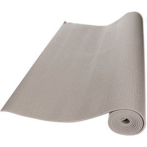 Yogamat Zilver/Grijs 173 X 61 cm - Fitness Sport Matjes - Pilates/Yoga Mat - Sport Benodigheden