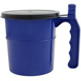 Verfpot - Inzet Beker - Blauw - 1 Liter - Met Deksel en Handvat