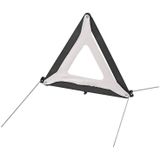 Set van 2x Gevarendriehoek opvouwbaar 44 cm bij autopech - Ingepakt 44 x 5 x 3 cm - Veilig op reis - Compact model