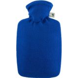 2x Fleece Kruiken Blauw 1,8 Liter met Hoes - Warmwaterkruik
