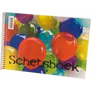 3x Schetsboek A5 papier - 20 vellen - Tekenboeken A5 papier