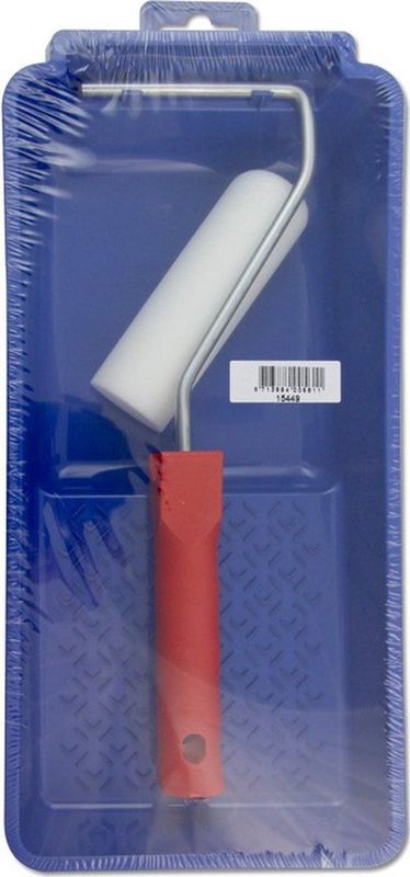 Verfroller - Wit - Kunststof - 10 cm Breedte