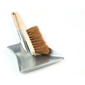Stoffer en blik van metaal voor buiten - Schoonmaak/huishoudartikelen - Schoonmaken - Binnen/buiten vegen
