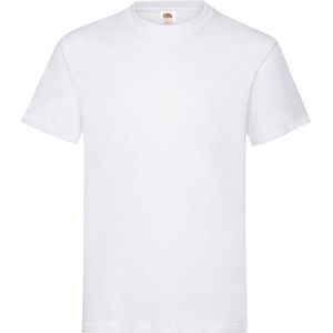 Fruit Of The Loom T-shirt - wit - heren - Ronde hals - 185 g m2 - (Onder)shirt