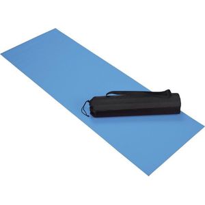 Blauwe fitness mat - 60 x 170 cm