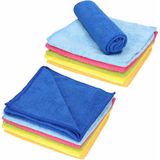 18x Sorbo microvezeldoek gekleurd 40 x 40 cm - Vaatdoeken microvezel - Micorvezeldoekjes