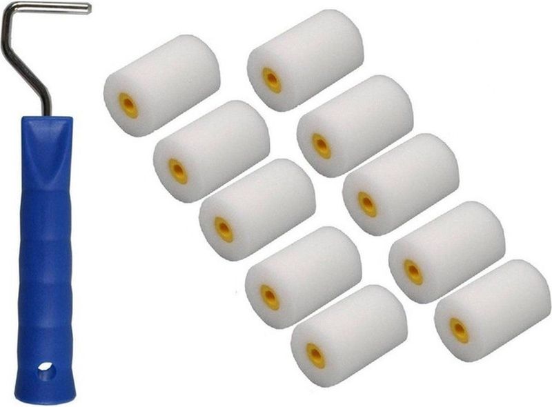 Benson - Verfrollers - Multi - Kunststof - 10x Verfrollers Inclusief Rollerbeugel