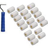 Benson - Verfrollers - Multi - Kunststof - 20x Verfrollers en 1x Rollerbeugel